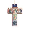 Enesco Gift Cross Nativity Scene Ornament(Cross Nativity Scene)
