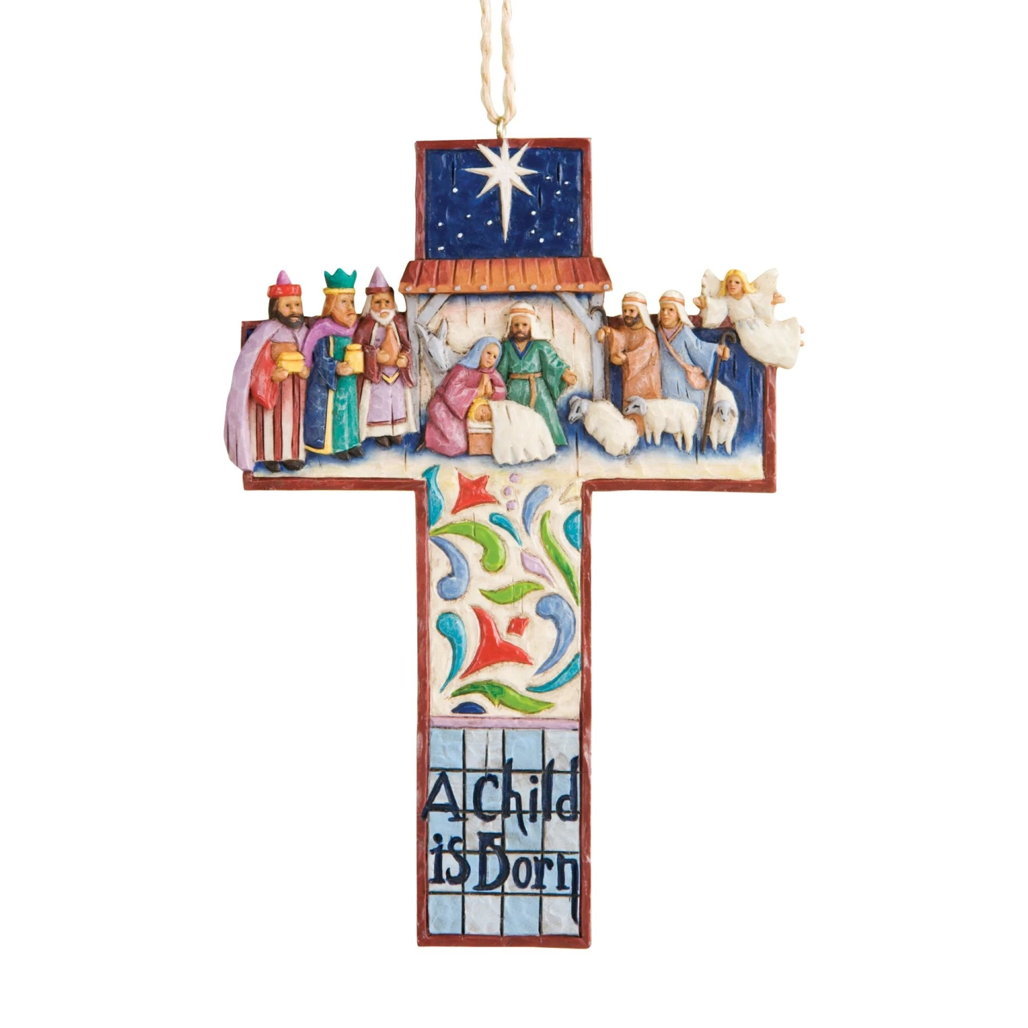 Enesco Gift Cross Nativity Scene Ornament(Cross Nativity Scene) 2 Enesco Gift Cross Nativity Scene Ornament(Cross Nativity Scene) - Image 2