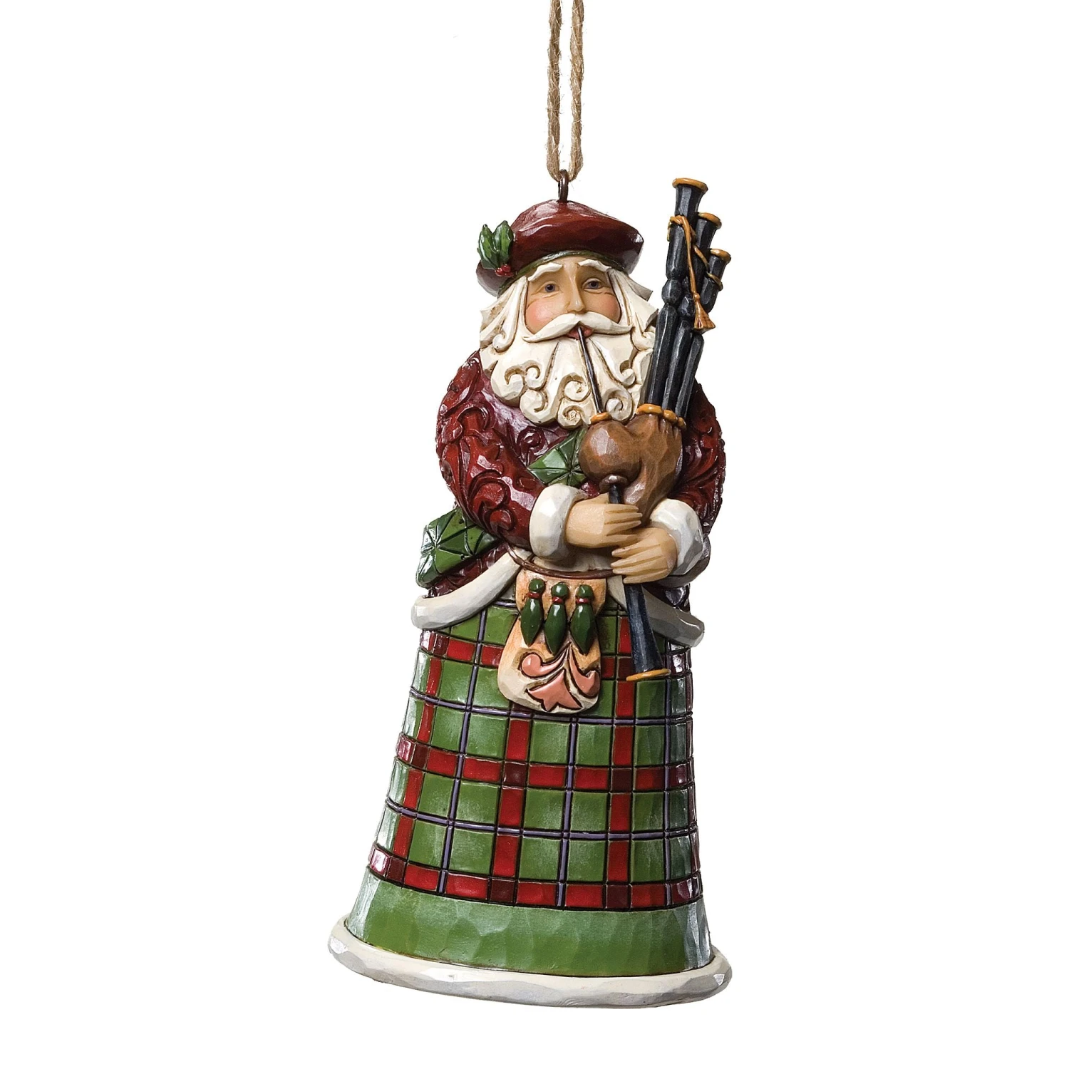 Enesco Gift Scottish Santa Ornament(Scottish Santa) 1 Enesco Gift Scottish Santa Ornament(Scottish Santa)