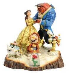 Enesco Gift Beauty-Beast Carved By Heart(Beauty And The Beast)