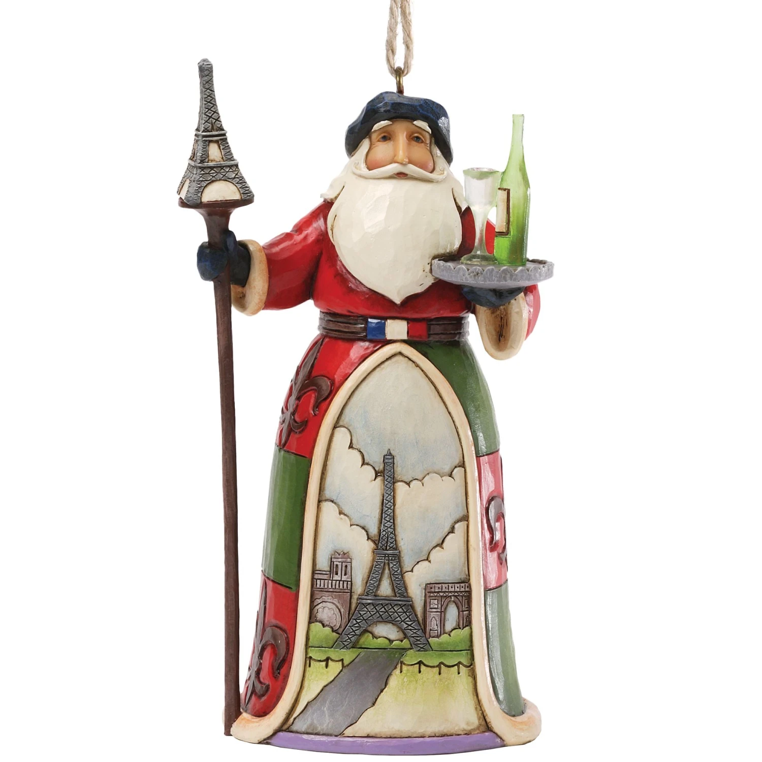 Enesco Gift French SantaOrnament(French Santa Ornament) 1 Enesco Gift French SantaOrnament(French Santa Ornament)