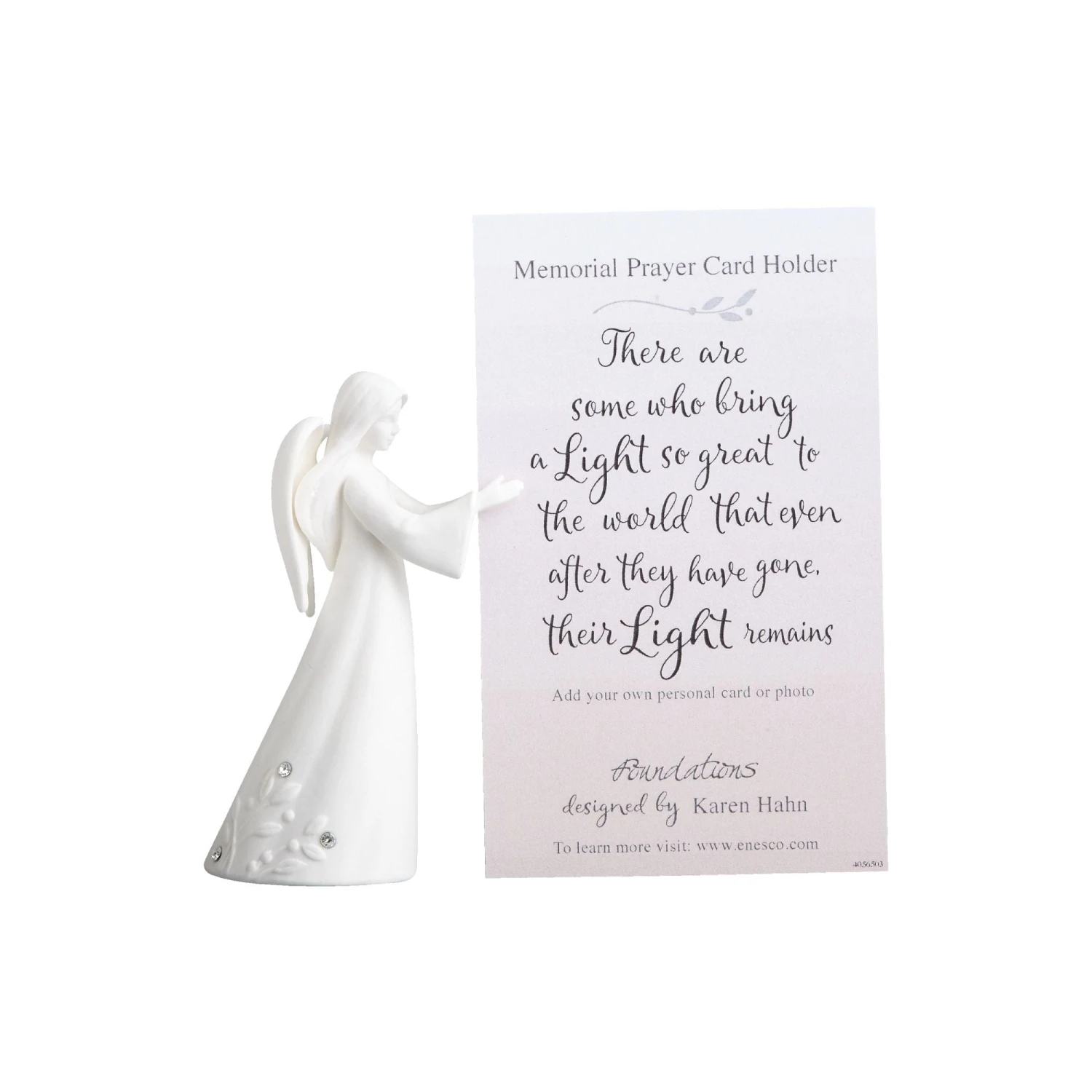 Enesco Gift Angel With Prayer Card Holder(Angel With Prayer Card Holder) 1 Enesco Gift Angel With Prayer Card Holder(Angel With Prayer Card Holder)