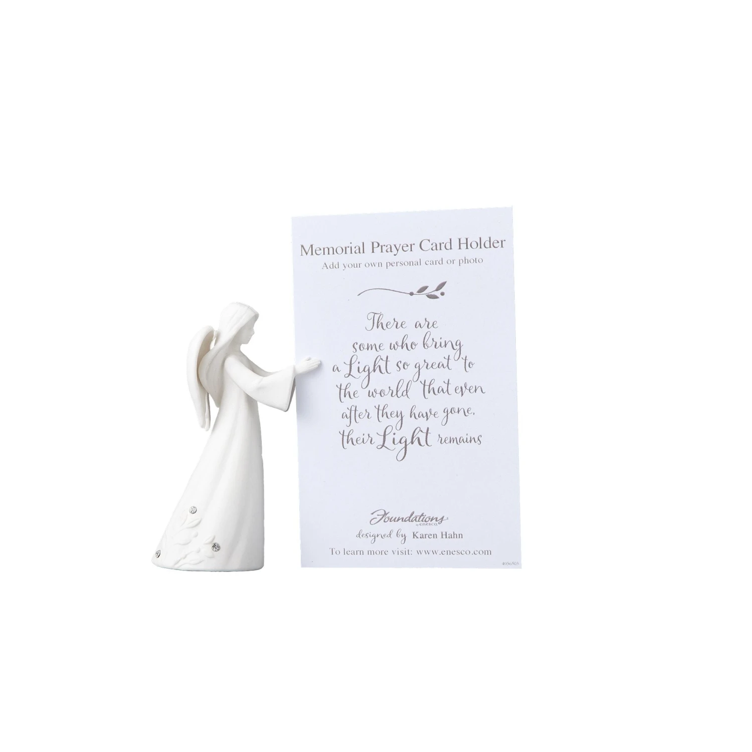 Enesco Gift Angel With Prayer Card Holder(Angel With Prayer Card Holder) 3 Enesco Gift Angel With Prayer Card Holder(Angel With Prayer Card Holder) - Image 3
