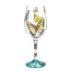 Enesco Gift Wine Glass Butterflies(Wine Glass Butterflies)
