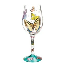 Enesco Gift 30 Enesco Gift Wine Glass Butterflies(Wine Glass Butterflies)