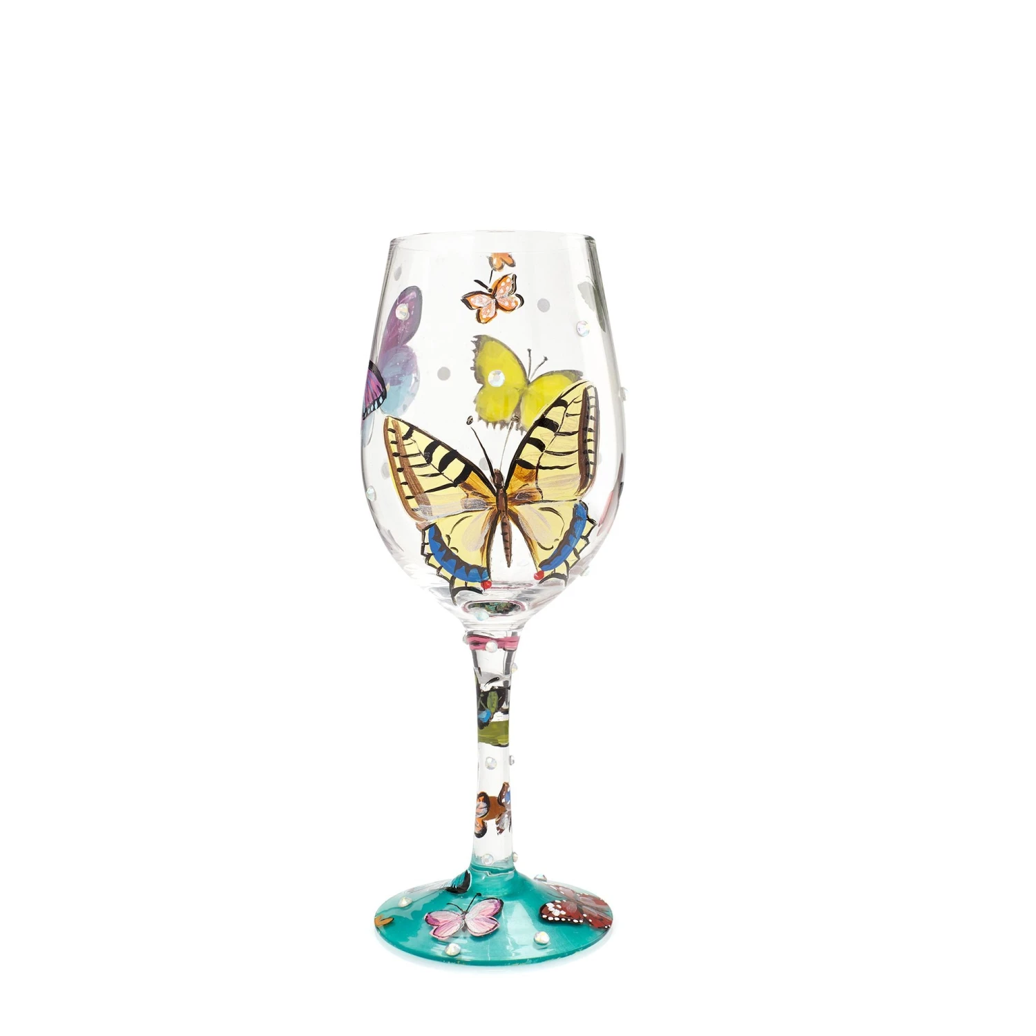 Enesco Gift Wine Glass Butterflies(Wine Glass Butterflies) 5 Enesco Gift Wine Glass Butterflies(Wine Glass Butterflies) - Image 5