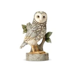 Enesco Gift White Woodland Owl On Branch(White Woodland Owl On Branch)