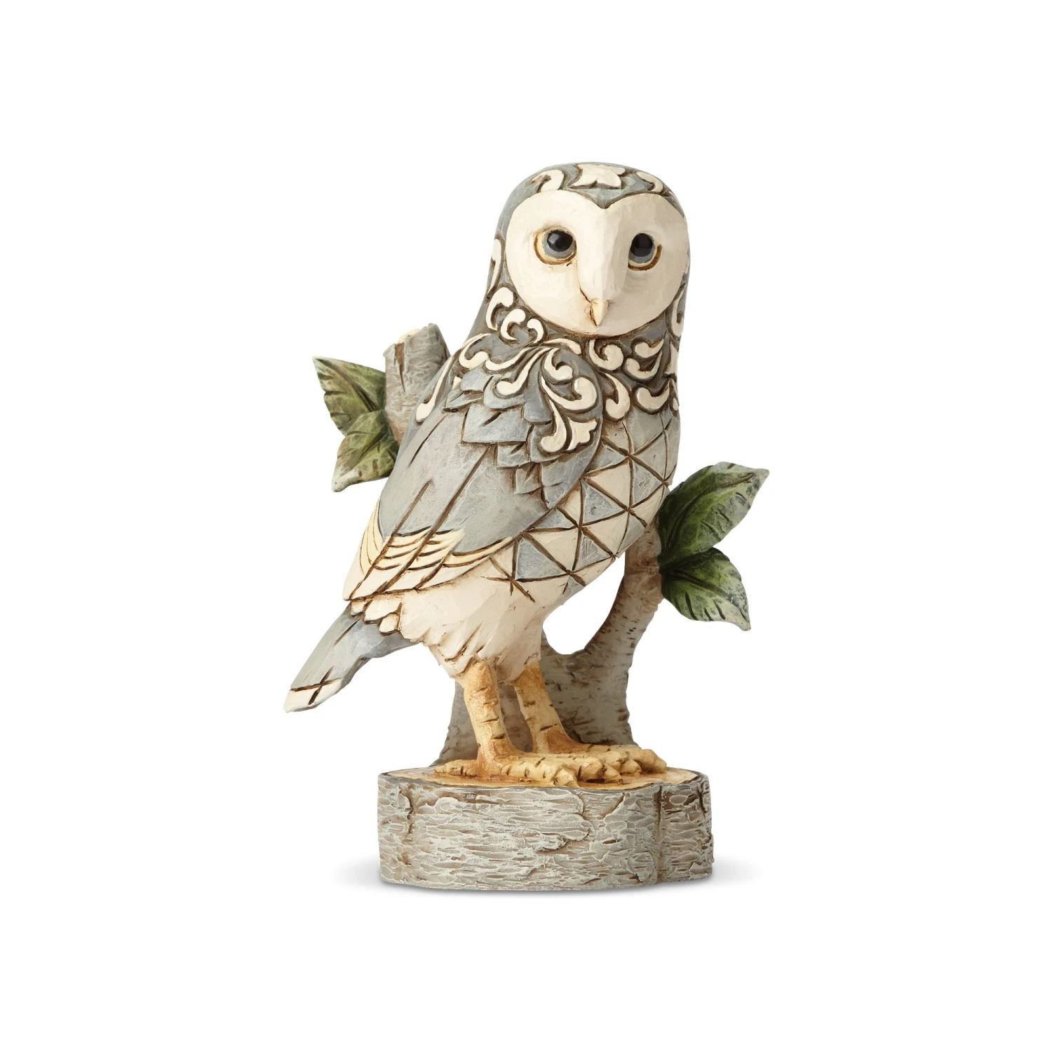 Enesco Gift White Woodland Owl On Branch(White Woodland Owl On Branch) 1 Enesco Gift White Woodland Owl On Branch(White Woodland Owl On Branch)