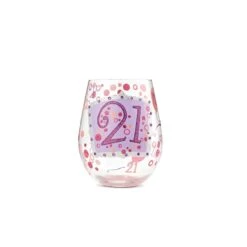 Enesco Gift Stemless Glass 21(Stemless Glass 21)