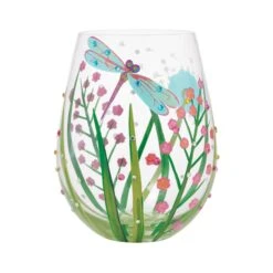 Enesco Gift Stemless Glass Dragonfly(Stemless Glass Dragonfly)