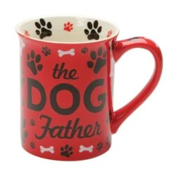 Enesco Gift DOGFATHER RED MUG(Dogfather Red Mug)