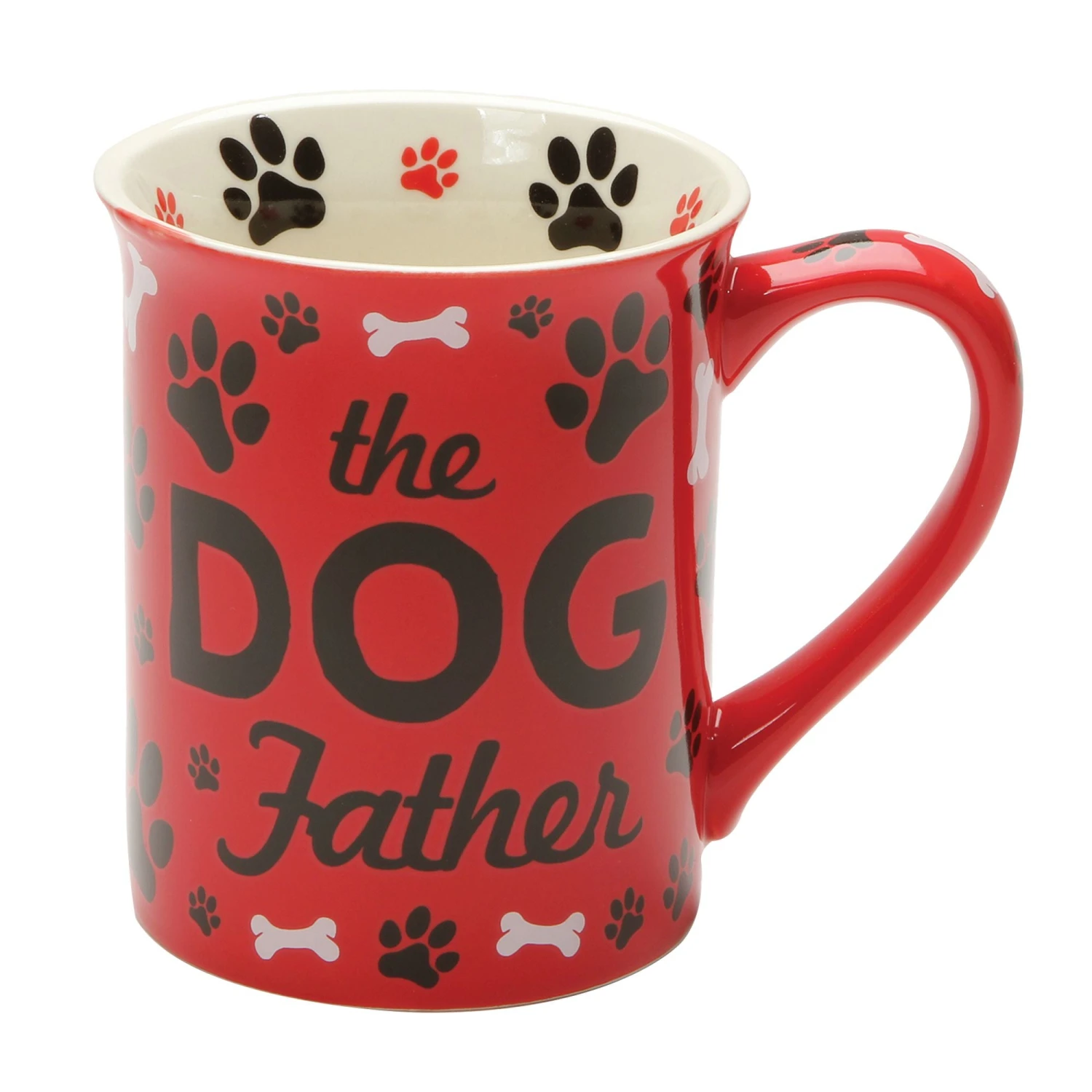 Enesco Gift DOGFATHER RED MUG(Dogfather Red Mug) 1 Enesco Gift DOGFATHER RED MUG(Dogfather Red Mug)