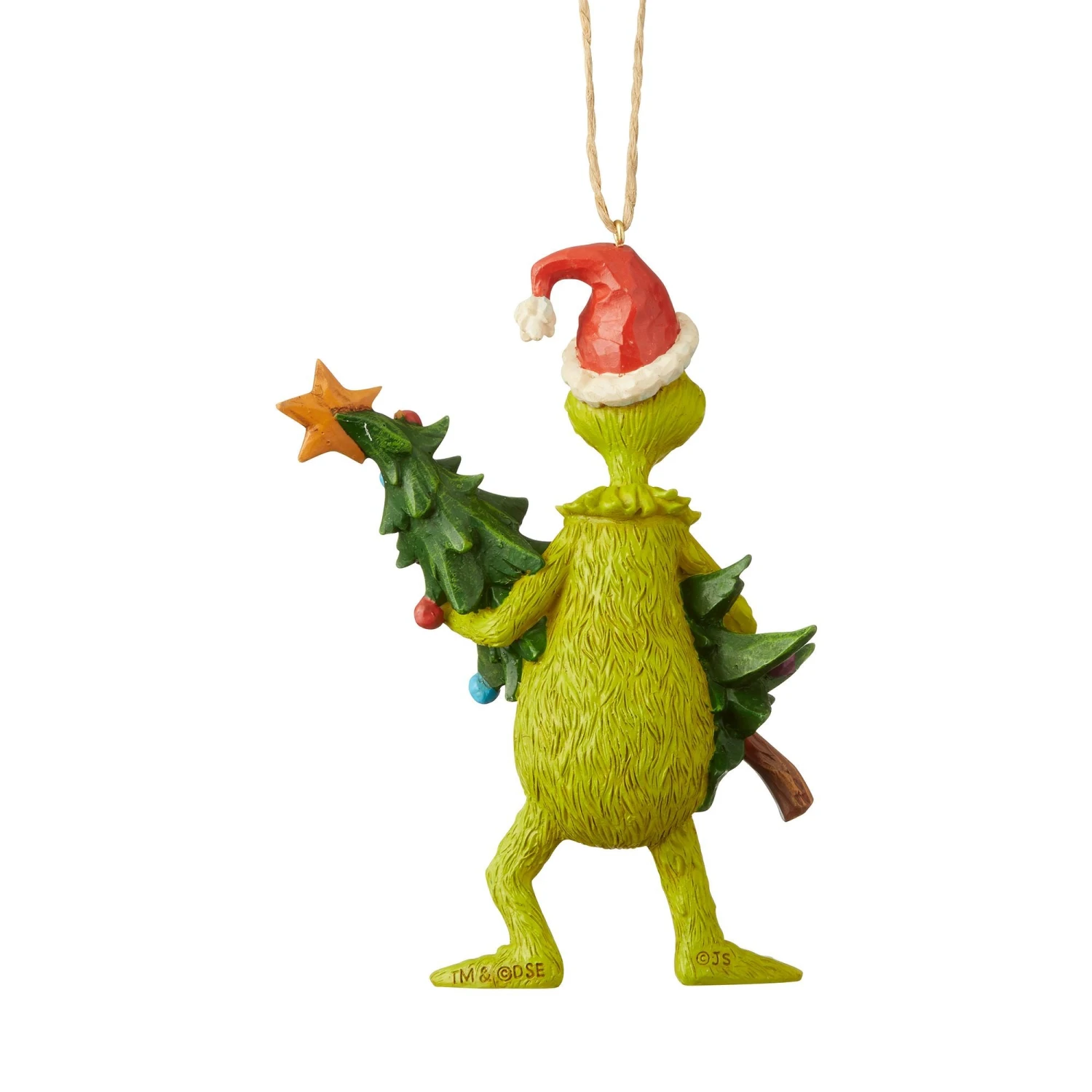 Enesco Gift Grinch And Tree Ornament(Grinch Holding Tree) 2 Enesco Gift Grinch And Tree Ornament(Grinch Holding Tree) - Image 2