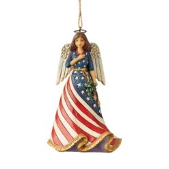 Enesco Gift Patriotic Angel Ornament(Patriotic Angel Ho)