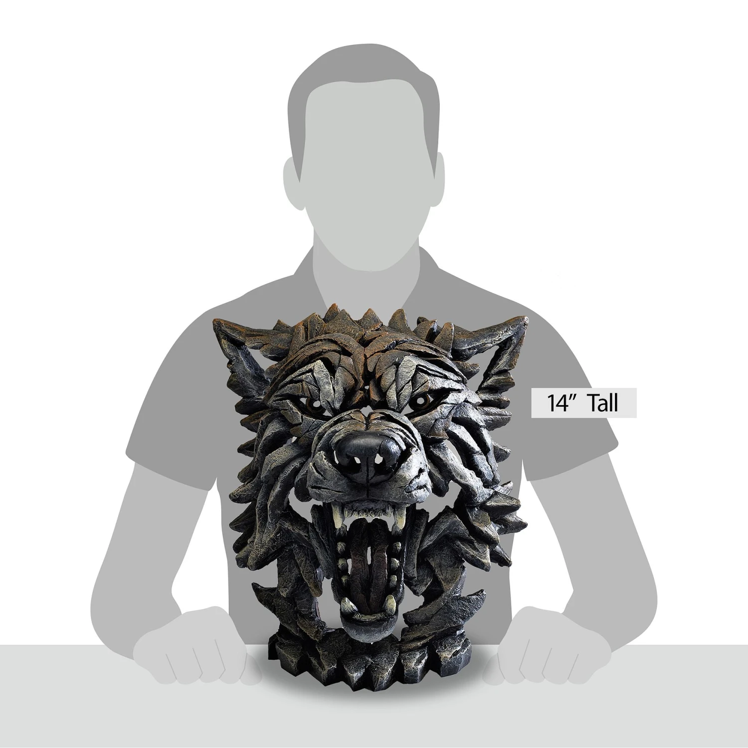 Enesco Gift Wolf Bust(Edges Bust Wolf) 4 Enesco Gift Wolf Bust(Edges Bust Wolf) - Image 4