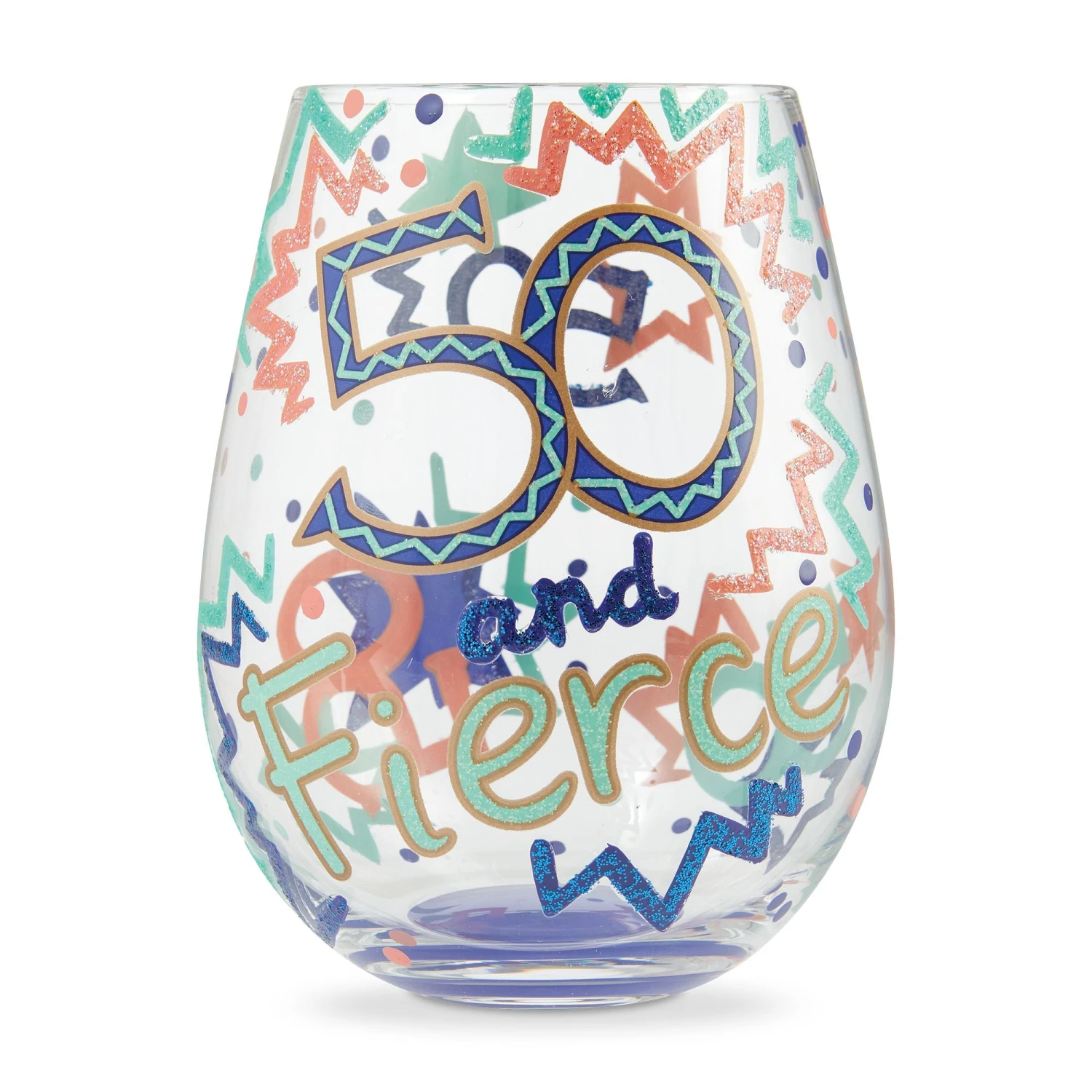 Enesco Gift Stemless 50 And Fierce(Stemless 50 And Fierce) 1 Enesco Gift Stemless 50 And Fierce(Stemless 50 And Fierce)