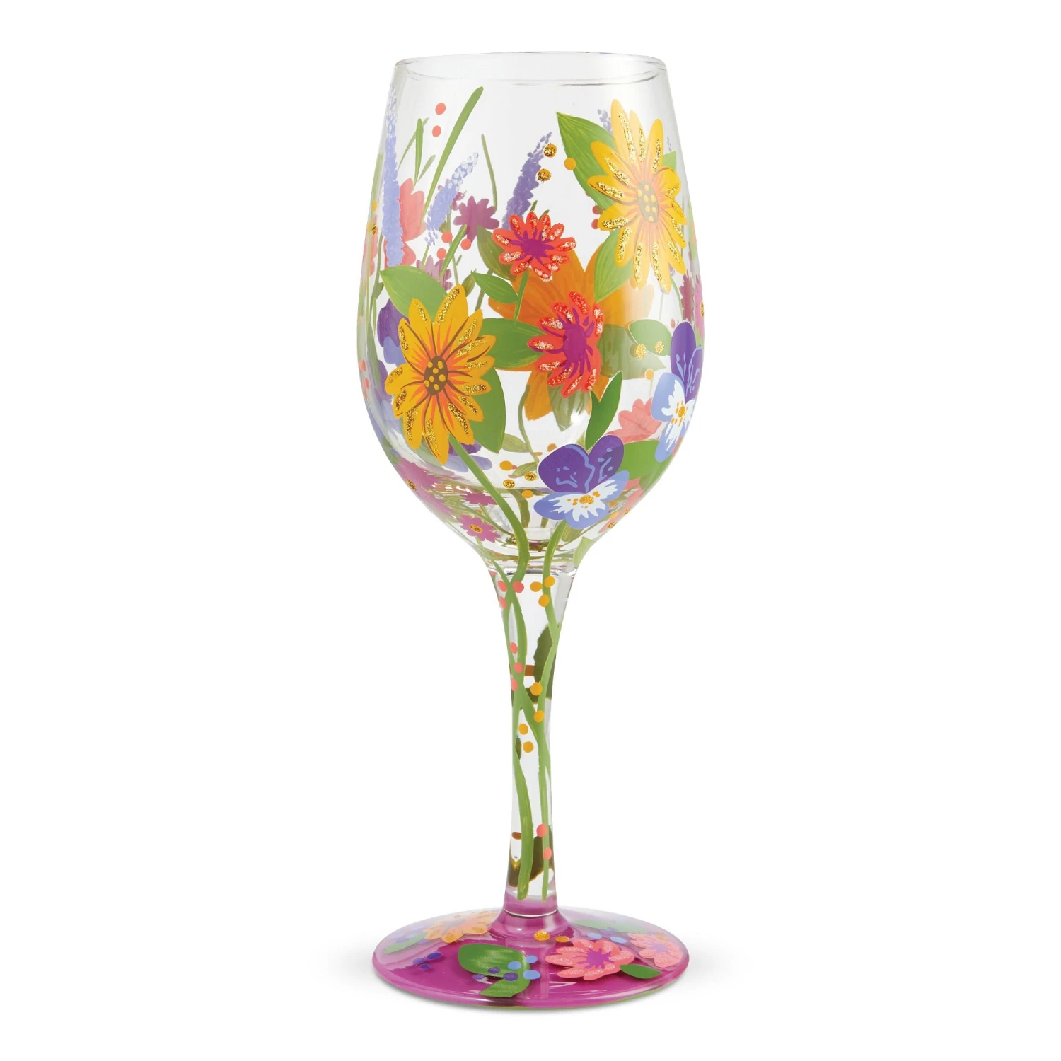 Enesco Gift Wine Glass Wine In The Garden(Wine Glass Wine In The Garden) 1 Enesco Gift Wine Glass Wine In The Garden(Wine Glass Wine In The Garden)