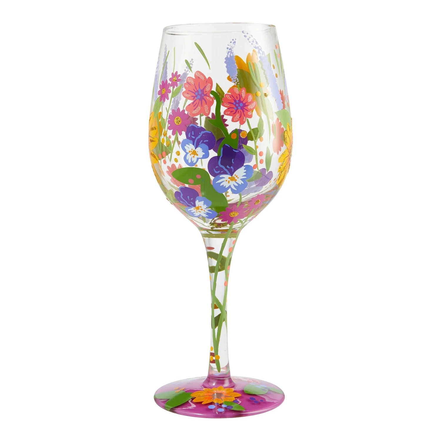 Enesco Gift Wine Glass Wine In The Garden(Wine Glass Wine In The Garden) 2 Enesco Gift Wine Glass Wine In The Garden(Wine Glass Wine In The Garden) - Image 2