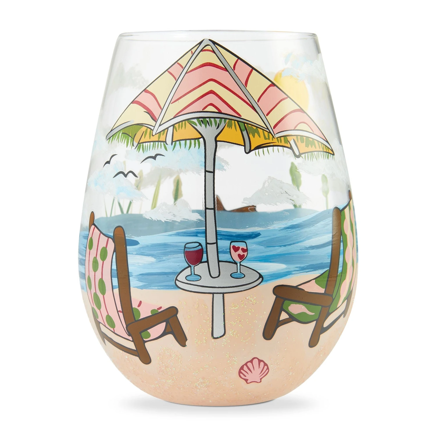 Enesco Gift Stemless Beach Please(Stemless Beach Please) 1 Enesco Gift Stemless Beach Please(Stemless Beach Please)