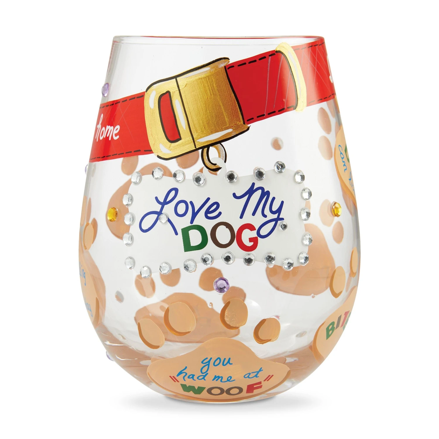 Enesco Gift Stemless Love My Dog(Stemless Love My Dog) 1 Enesco Gift Stemless Love My Dog(Stemless Love My Dog)