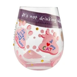 Enesco Gift Stemless Love My Cat(Stemless Love My Cat) 6 Enesco Gift Stemless Love My Cat(Stemless Love My Cat) -Enesco Gift 6006302 2