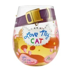 Enesco Gift Stemless Love My Cat(Stemless Love My Cat) 7 Enesco Gift Stemless Love My Cat(Stemless Love My Cat) -Enesco Gift 6006302 3