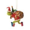 Enesco Gift Grinch Tiptoeing Ornament(Js Grinch Tiptoeing)