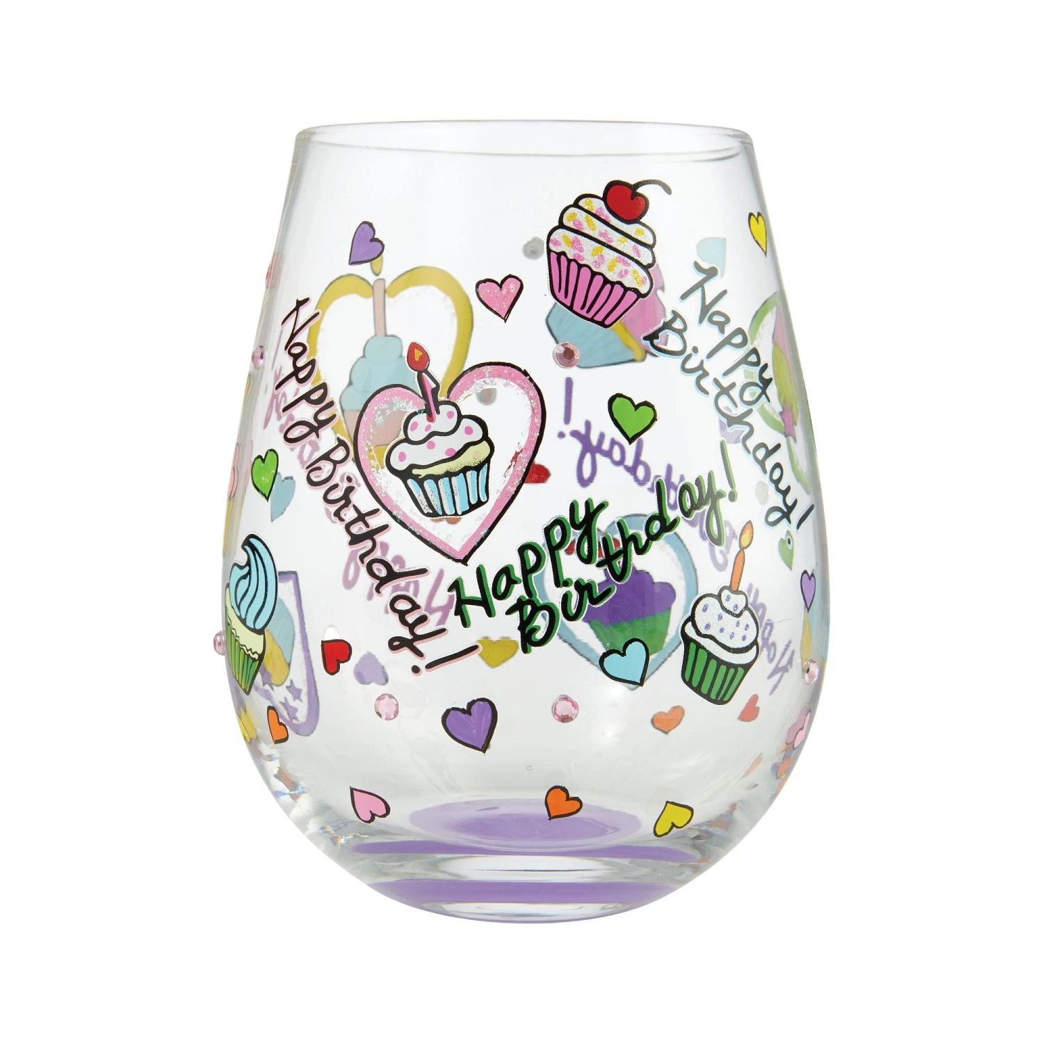 Enesco Gift Stemless Birthday Cupcakes(Stemless Birthday Cupcakes) 1 Enesco Gift Stemless Birthday Cupcakes(Stemless Birthday Cupcakes)