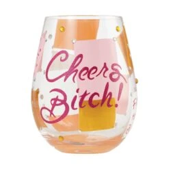 Enesco Gift Stemless Cheers Bitch(Stemless Cheers Bitch)