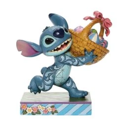 Enesco Gift Stitch Running W/Easter Basket(Stitch Running W Easter Basket)