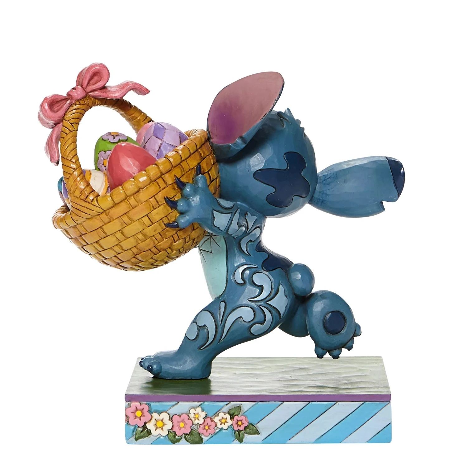 Enesco Gift Stitch Running W/Easter Basket(Stitch Running W Easter Basket) 2 Enesco Gift Stitch Running W/Easter Basket(Stitch Running W Easter Basket) - Image 2