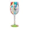 Enesco Gift Wine Glass Birthday Streamers(Wine Glass Birthday Streamers)