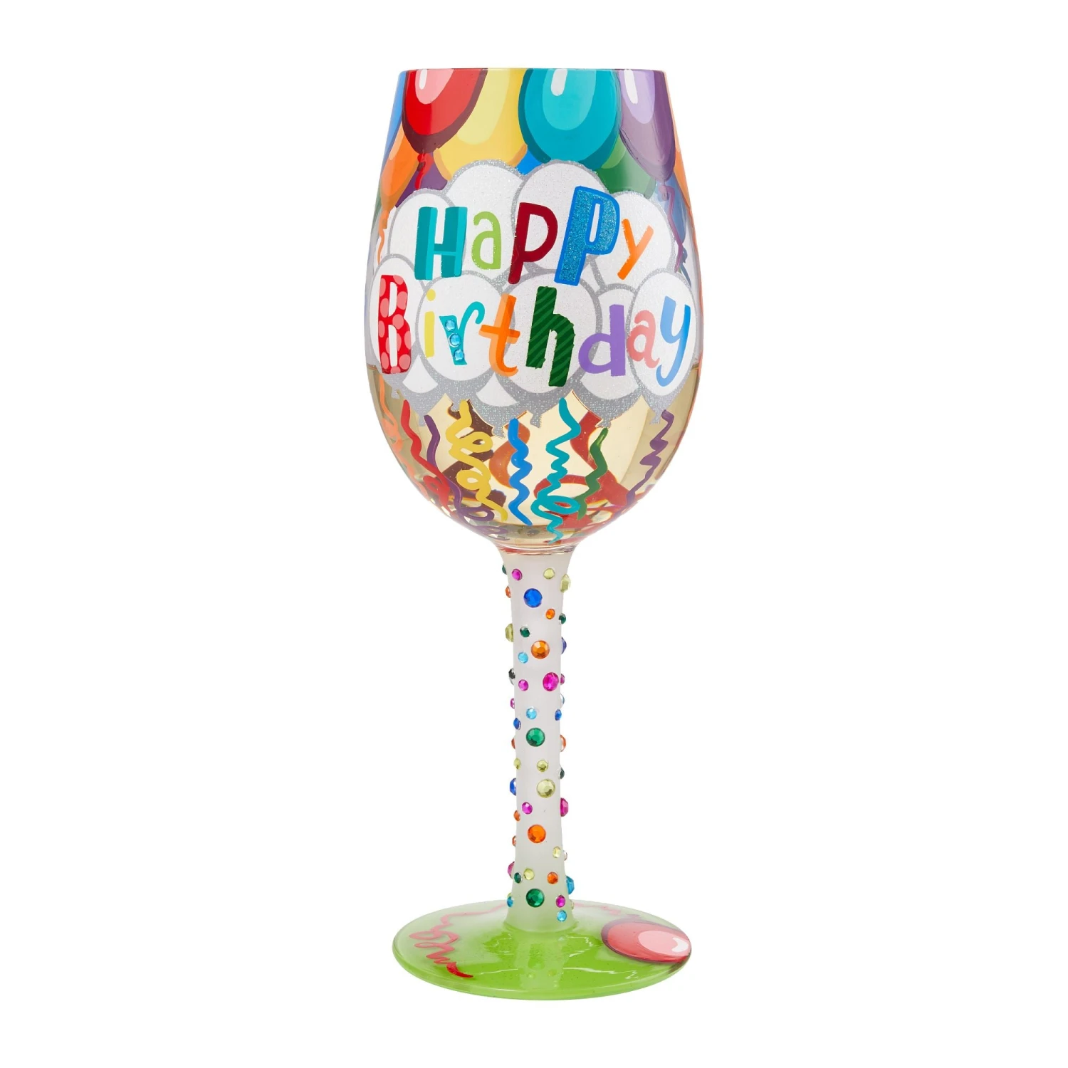 Enesco Gift Wine Glass Birthday Streamers(Wine Glass Birthday Streamers) 2 Enesco Gift Wine Glass Birthday Streamers(Wine Glass Birthday Streamers) - Image 2