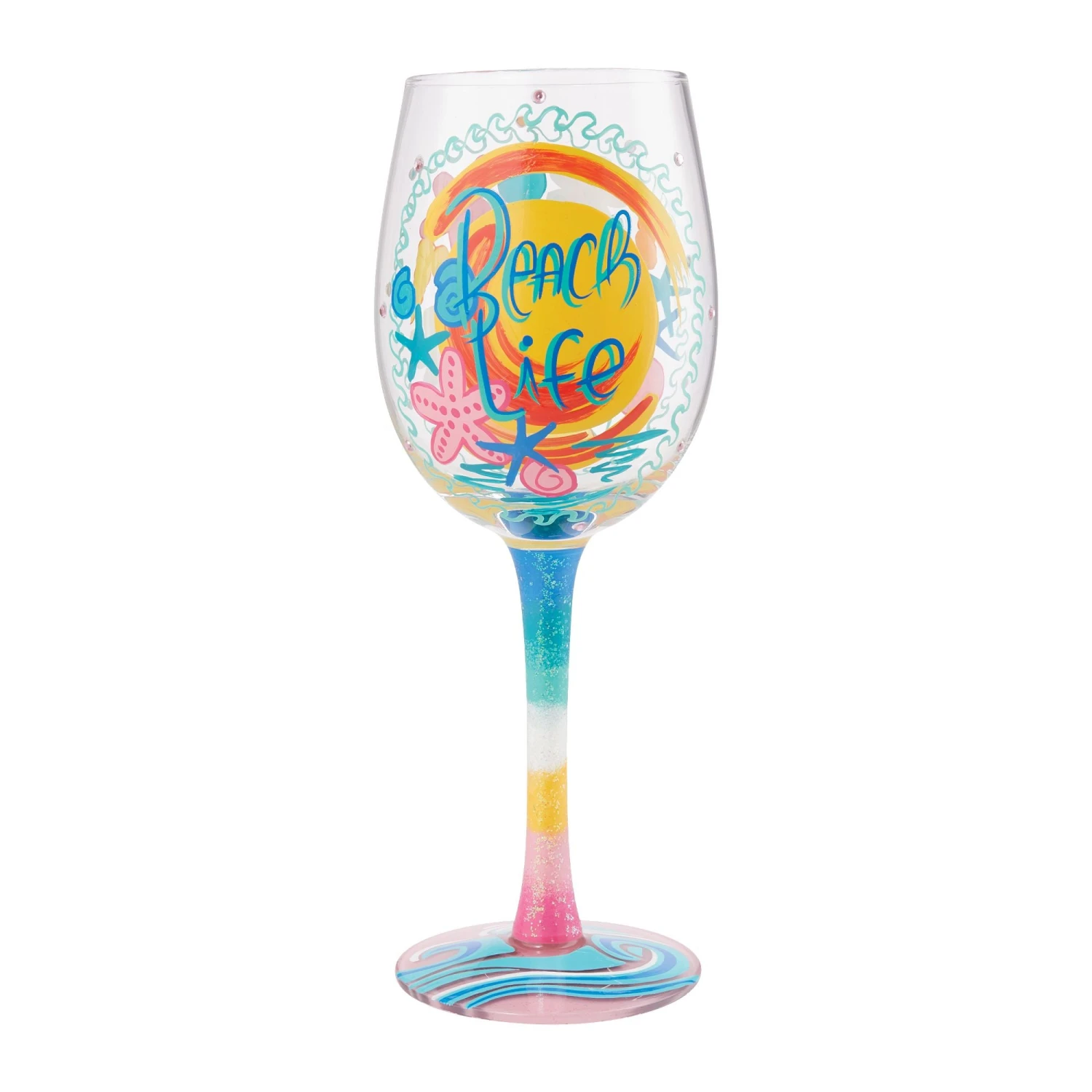 Enesco Gift Wine Glass Beach Life(Wine Glass Beach Life 1) 1 Enesco Gift Wine Glass Beach Life(Wine Glass Beach Life 1)