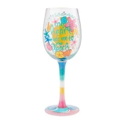 Enesco Gift Wine Glass Beach Life(Wine Glass Beach Life 1) 8 Enesco Gift Wine Glass Beach Life(Wine Glass Beach Life 1) -Enesco Gift 6009215 2