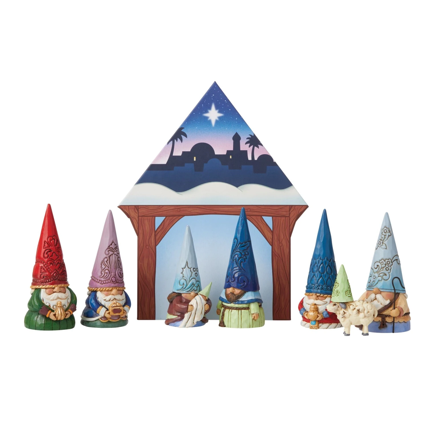 Enesco Gift Gnome Christmas Pageant 8PcSet(Gnome Gnativity 8 Pc Set) 1 Enesco Gift Gnome Christmas Pageant 8PcSet(Gnome Gnativity 8 Pc Set)