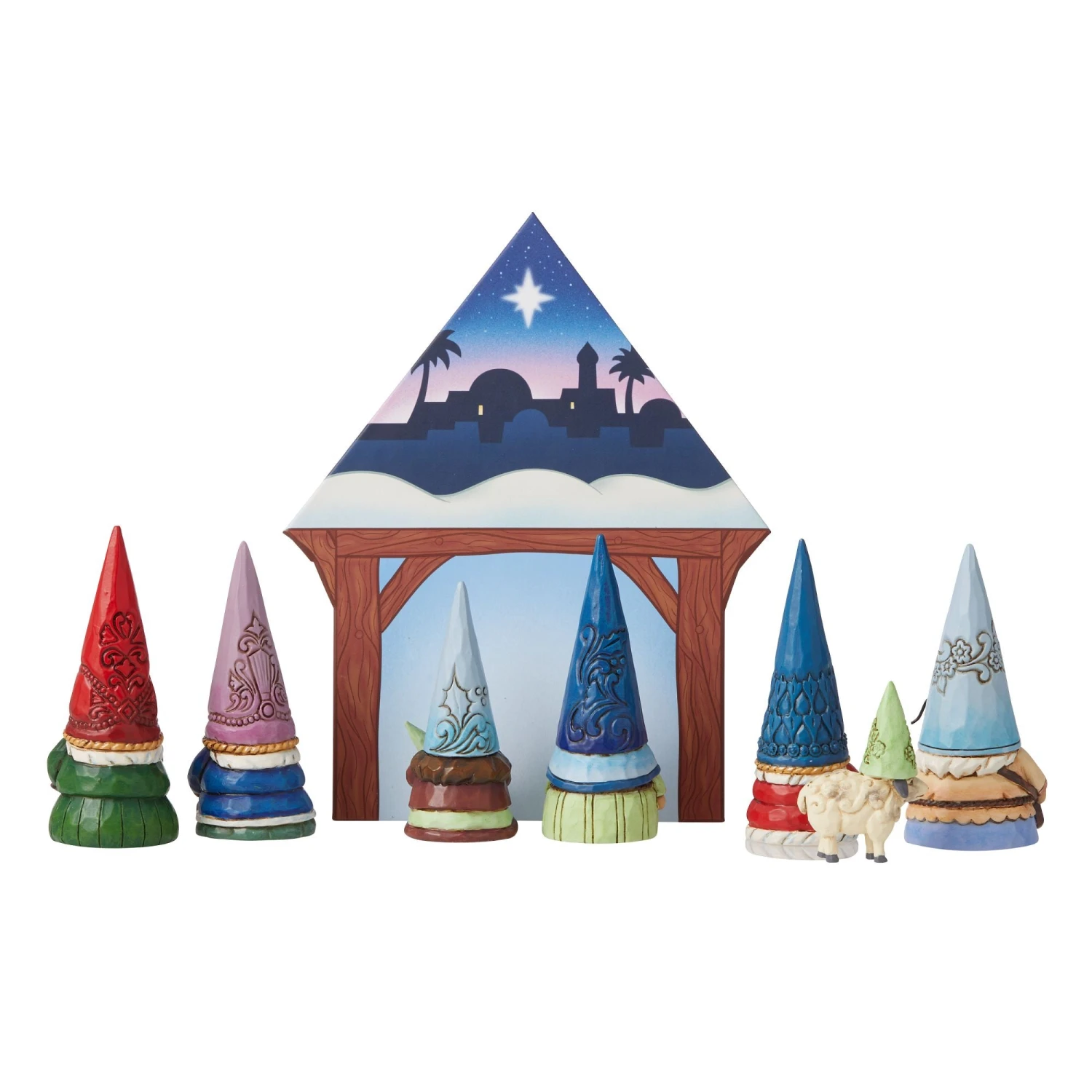 Enesco Gift Gnome Christmas Pageant 8PcSet(Gnome Gnativity 8 Pc Set) 2 Enesco Gift Gnome Christmas Pageant 8PcSet(Gnome Gnativity 8 Pc Set) - Image 2