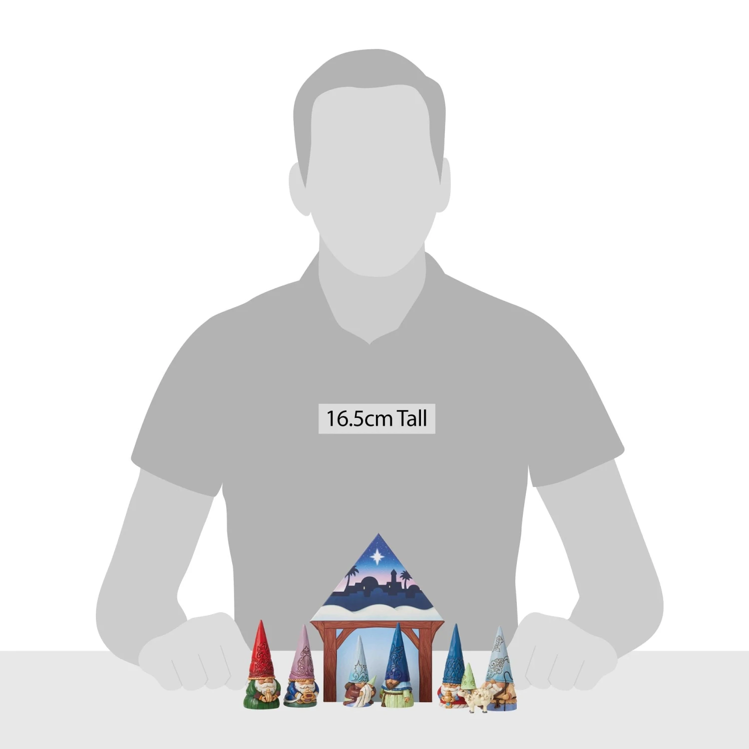 Enesco Gift Gnome Christmas Pageant 8PcSet(Gnome Gnativity 8 Pc Set) 4 Enesco Gift Gnome Christmas Pageant 8PcSet(Gnome Gnativity 8 Pc Set) - Image 4