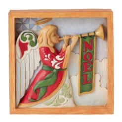 Enesco Gift Angel With Trumpet Plaque(Angel With Trumpet Plaque)