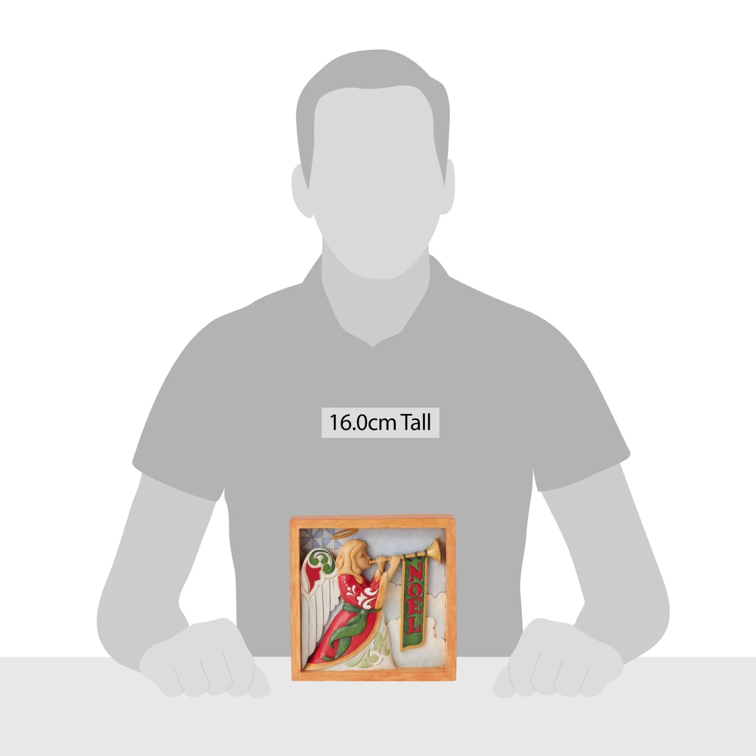 Enesco Gift Angel With Trumpet Plaque(Angel With Trumpet Plaque) 4 Enesco Gift Angel With Trumpet Plaque(Angel With Trumpet Plaque) - Image 4