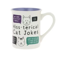 Enesco Gift CAT JOKES MUG 16 OZ(Cat Jokes Mug 16 Oz)