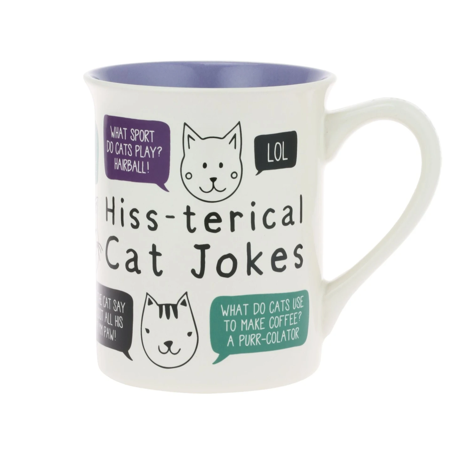 Enesco Gift CAT JOKES MUG 16 OZ(Cat Jokes Mug 16 Oz) 1 Enesco Gift CAT JOKES MUG 16 OZ(Cat Jokes Mug 16 Oz)