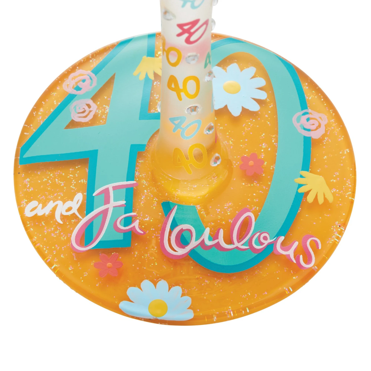 Enesco Gift Wine Glass Happy 40th Birthday(Wine Glass Happy 40th Birthday) 5 Enesco Gift Wine Glass Happy 40th Birthday(Wine Glass Happy 40th Birthday) - Image 5