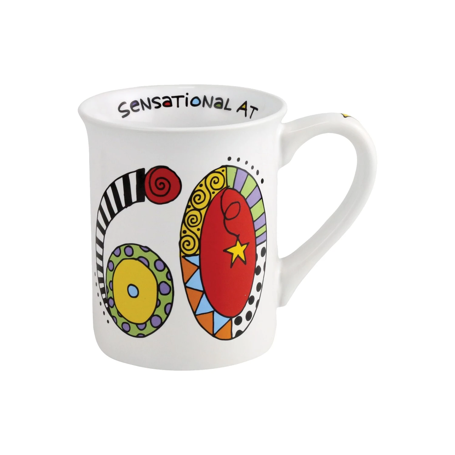 Enesco Gift CUPPADOODLES 60 MUG(Cuppadoodles 60 Mug) 1 Enesco Gift CUPPADOODLES 60 MUG(Cuppadoodles 60 Mug)