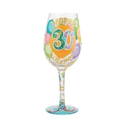 Enesco Gift Wine Glass Happy 30th Birthday(Wine Glass Happy 30th Birthday)
