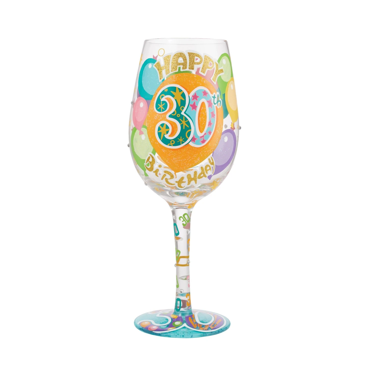 Enesco Gift Wine Glass Happy 30th Birthday(Wine Glass Happy 30th Birthday) 1 Enesco Gift Wine Glass Happy 30th Birthday(Wine Glass Happy 30th Birthday)