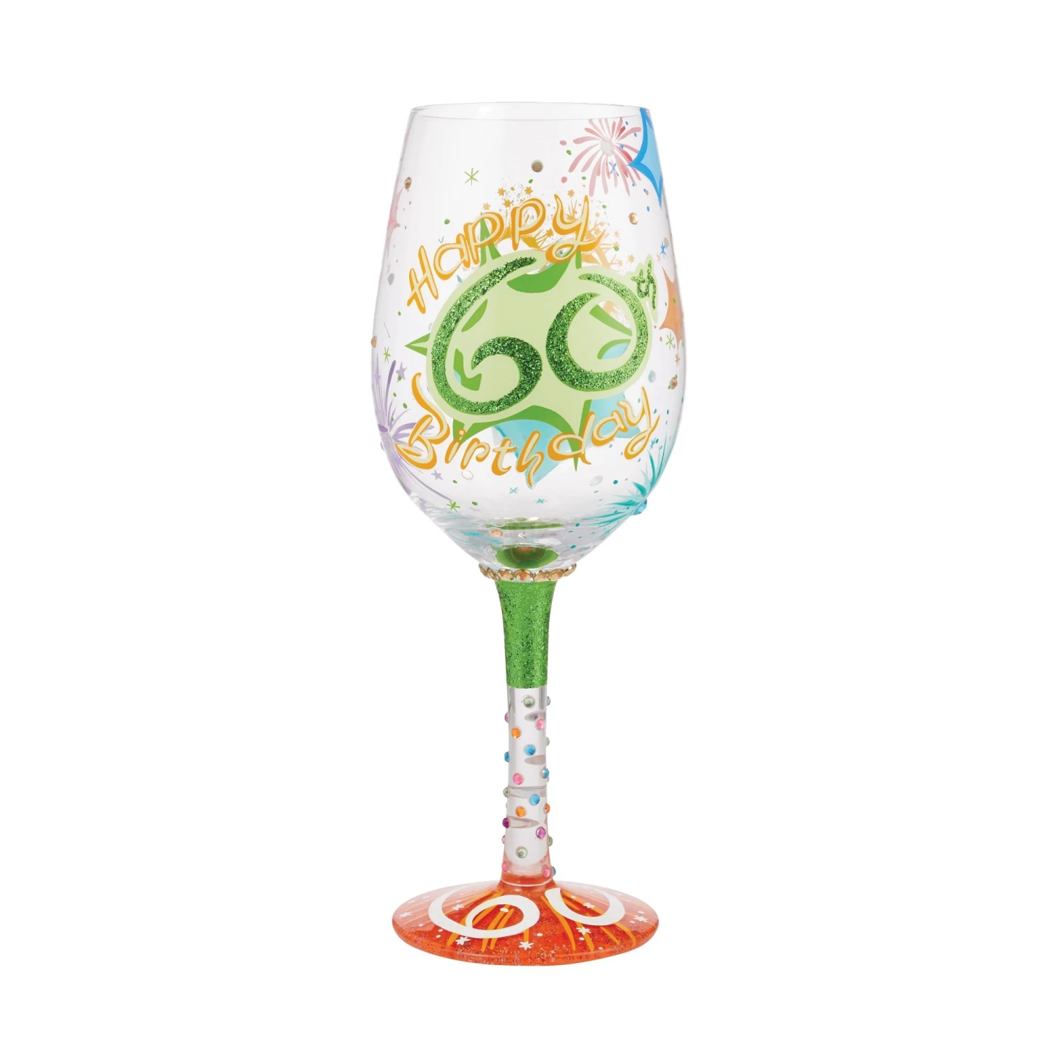 Enesco Gift Wine Glass Happy 60th Birthday(Wine Glass Happy 60th Birthday) 1 Enesco Gift Wine Glass Happy 60th Birthday(Wine Glass Happy 60th Birthday)