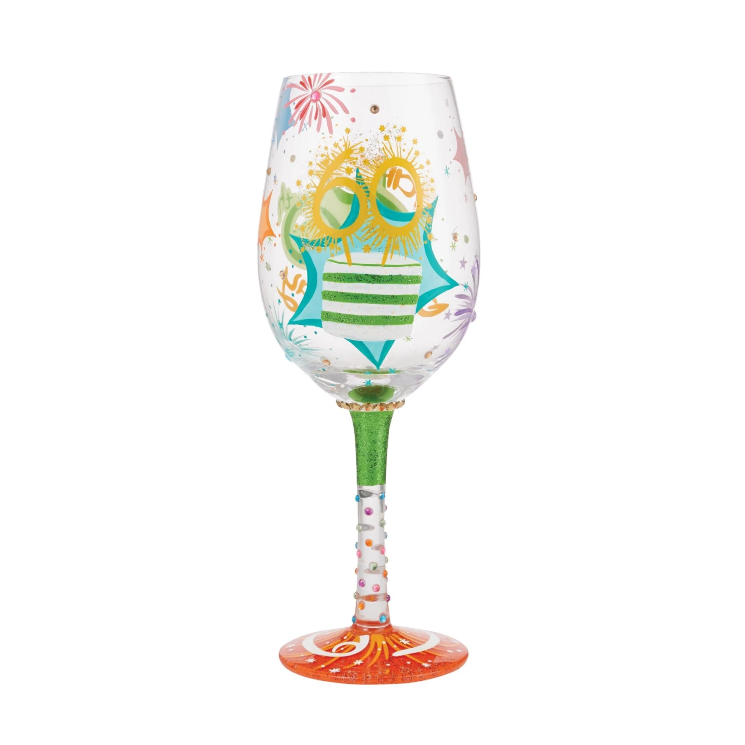 Enesco Gift Wine Glass Happy 60th Birthday(Wine Glass Happy 60th Birthday) 6 Enesco Gift Wine Glass Happy 60th Birthday(Wine Glass Happy 60th Birthday) - Image 6