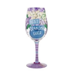Enesco Gift Wine Glass Best Grandma Ever(Wine Glass Best Grandma Ever 1)