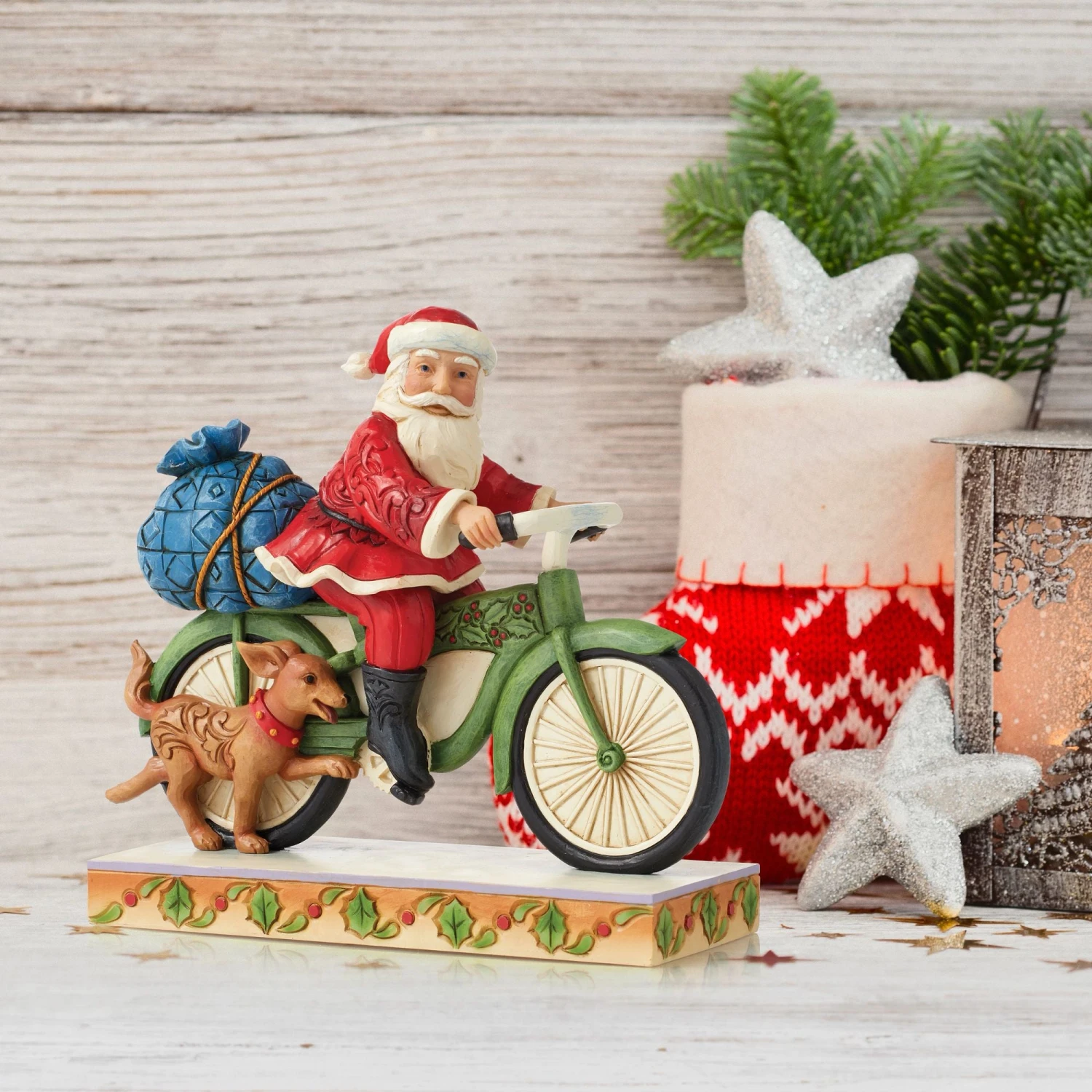 Enesco Gift Santa Riding Bicycle(Santa Riding Bicycle) 2 Enesco Gift Santa Riding Bicycle(Santa Riding Bicycle) - Image 2